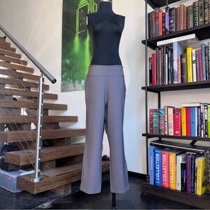 Adidas Women's Gray Straight Leg Ankle Pants 7/8 Style